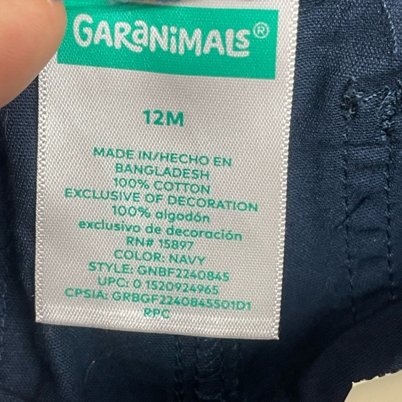 Garanimals Gray and Blue Dinosaur Set 2 pants and 1 shirt Size: 12m - Picture 5 of 7